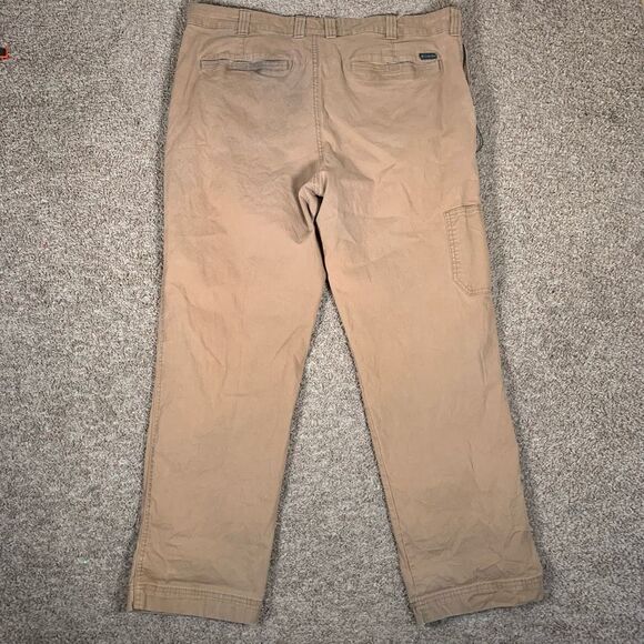 Columbia Mens 40x30 Straight Leg Active Pants‎ Khaki 5 Pocket - Picture 11 of 14